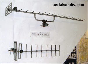 18 and 10 element Contract aerials.